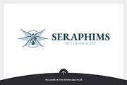 Seraphims - Angel Logo Template, a Branding & Logo Template by LOGOMAGINE (Thumbnail 12 of 16)