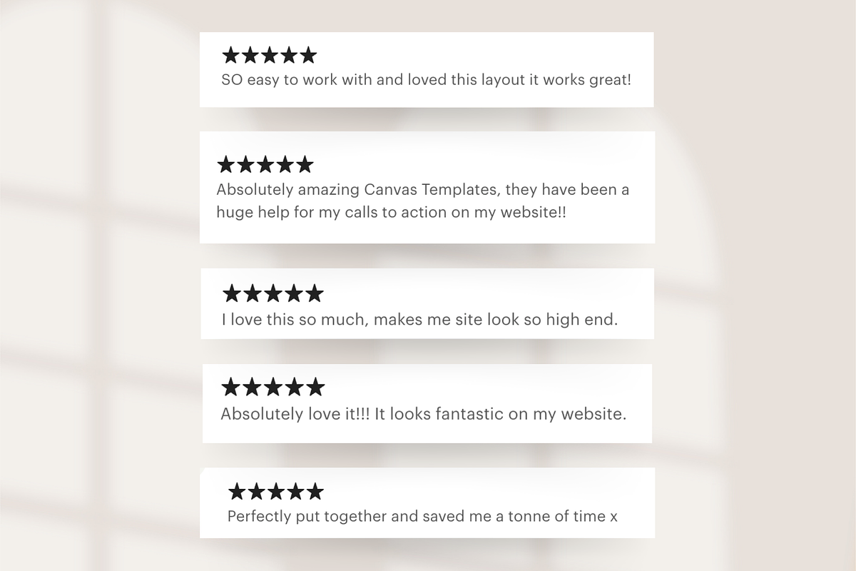 160+ Showit Add-On Canvas Templates, a Websites & App Template by Amanda Pena Design (Photo 9 of 11)