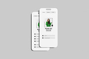 High Quality Mobile App Mockup, an iPhone Mockup by swsi-studio (Thumbnail 4 of 5)