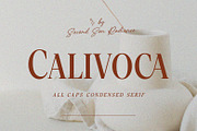 SS Calivoca - Chic All Caps Serif, a Serif Font by Typocracy Studio (Thumbnail 1 of 10)
