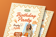 Birthday Party Flyer Set, a Flyer Template by Annora Studio (Thumbnail 4 of 6)