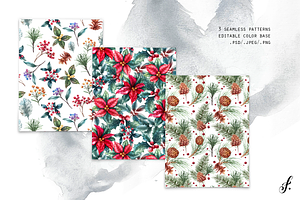 Winter Leaves Graphic Set