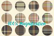 Neutral Plaid Seamless Patterns, a Pattern Graphic by Northern Whimsy Design (Thumbnail 3 of 3)