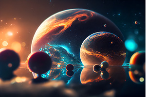 Abstract Space Landscape, a Wallpaper Photo by BazziBa♥