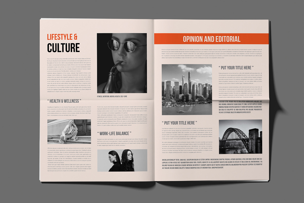 Minimal Newspaper Template, a Magazine Template by MightyDesign (Photo 5 of 8)