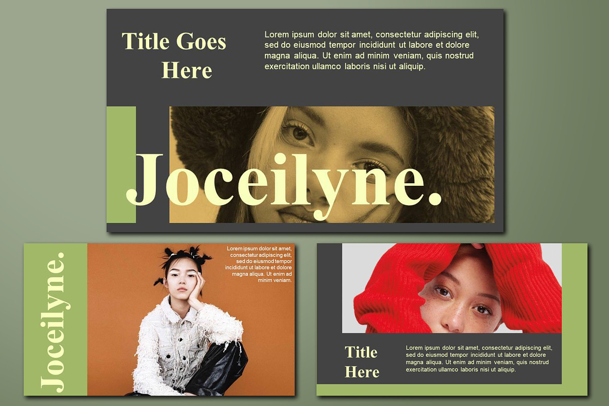 JOCEILYNE PowerPoint Template, a Presentation Template by Ompie Agrino (Photo 7 of 9)