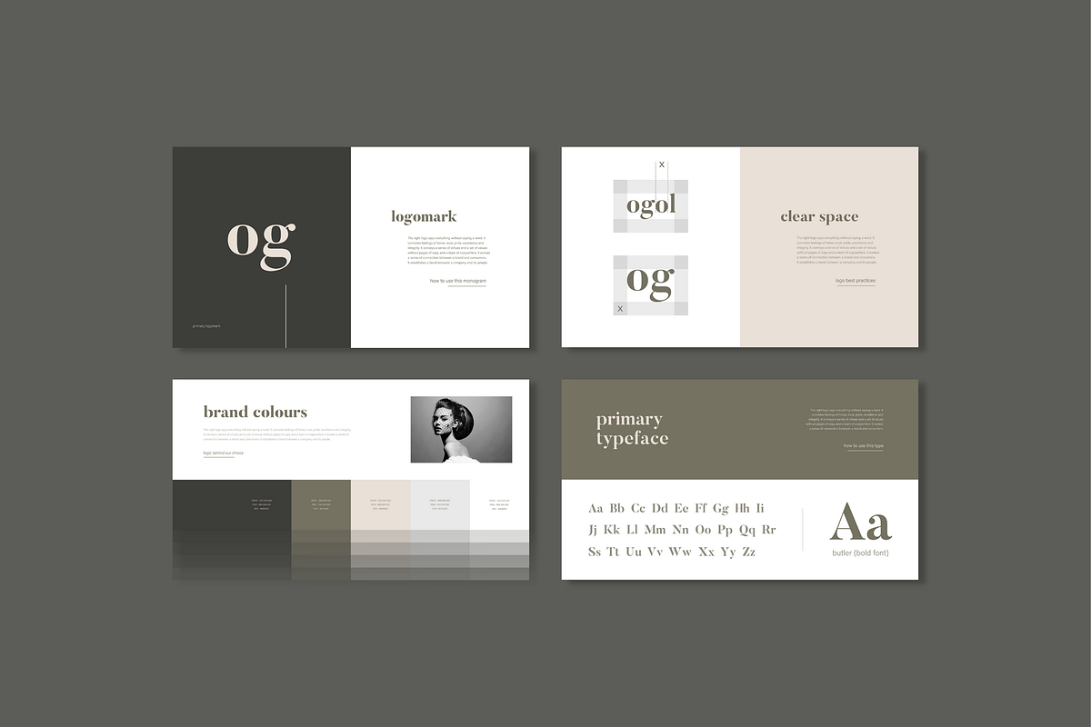 OGOL - Brand Guidelines Template, a Templates & Theme by Swyn.Studio (Photo 3 of 6)