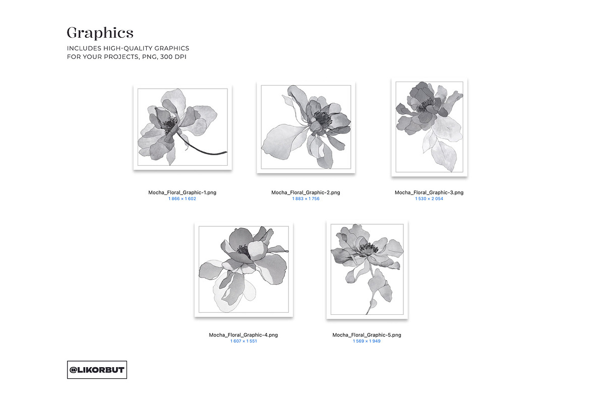 Dark Academia Floral Pattern, a Pattern Graphic by likorbut (Photo 8 of 12)