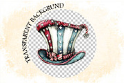 4th of July Top Hat Clipart Bundle., an Illustration by SVGArt (Thumbnail 8 of 9)