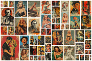 209 Vintage movie posters, a Person Illustration by Handmadefont (Thumbnail 6 of 11)