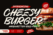 Cheesy Burger Handwritten Bold Font, a Handwritten Font by Ronny Studio (Thumbnail 1 of 9)
