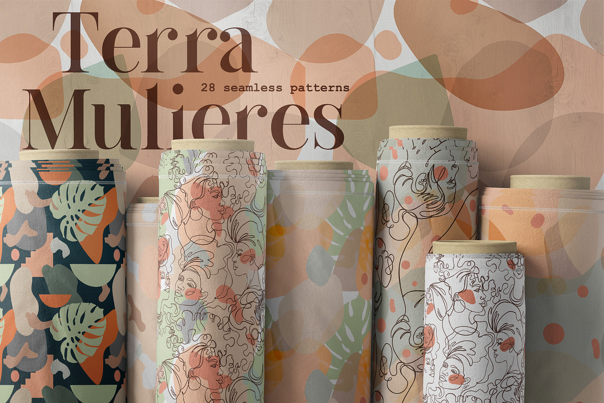 Terra Mulieres. Vector Set of 72., a Decorative Illustration by Varvara Gorbash (Photo 4 of 8)