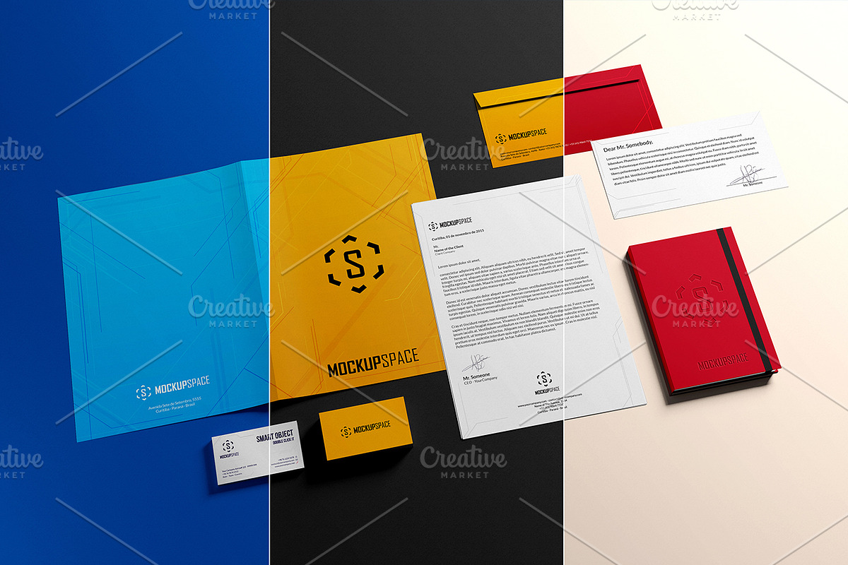 Elegant Stationery Brand Mock-Up, a Books & Magazine Mockup by MockupSpace (Photo 10 of 15)