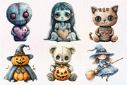 Whimsical Halloween Doll Sublimation, an Illustration by Dream Creation (Thumbnail 4 of 7)