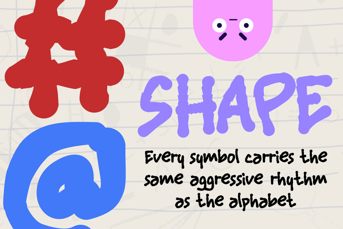 Shape, a Handwritten Font by Pinisi ART (Photo 4 of 10)