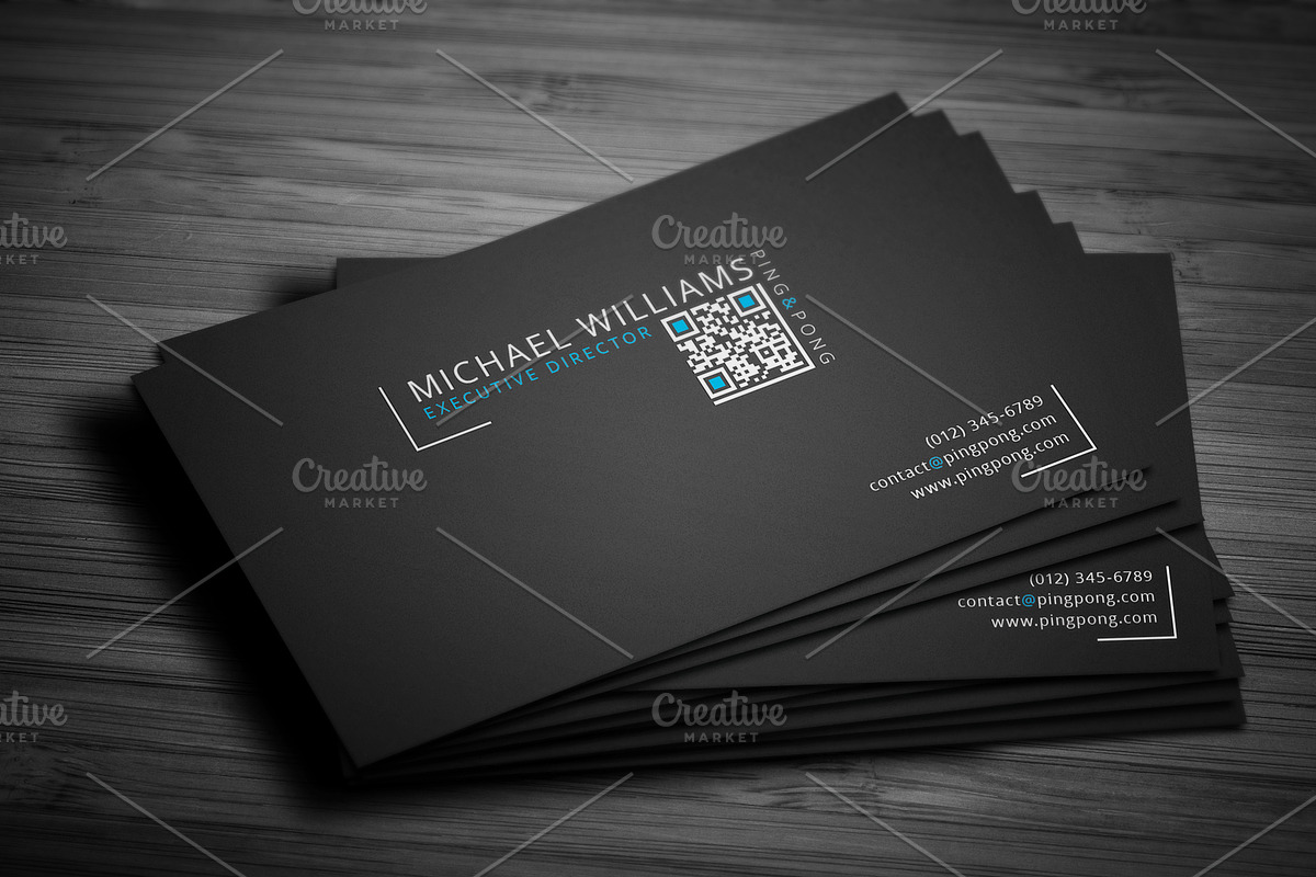 Fonts&Shapes Business Card, a Business Card Template by Lucas Alexander (Photo 3 of 4)