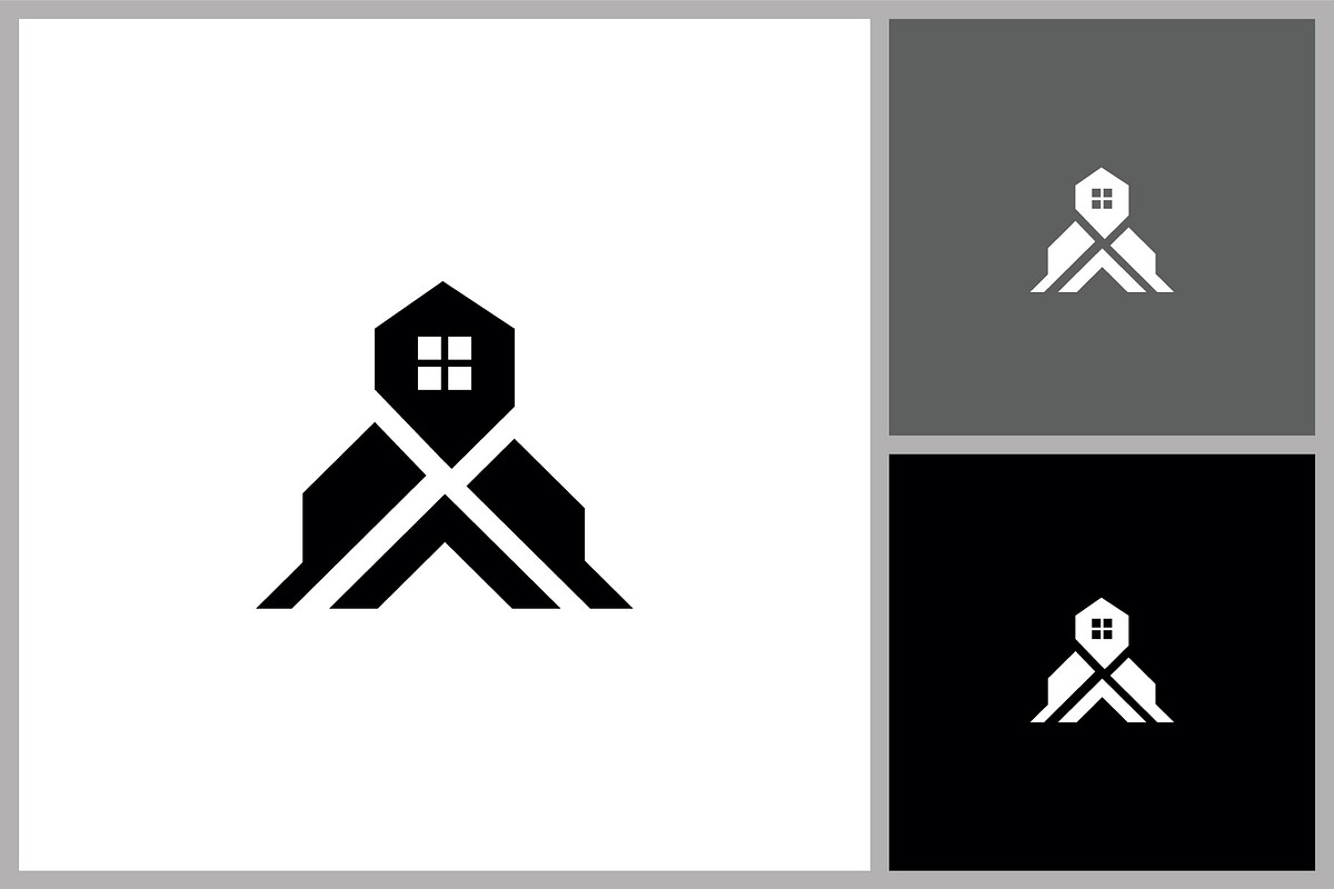 Modern Geometric House Icon, a Branding & Logo Template by quadrazo (Photo 2 of 2)