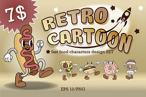 Retro Cartoon Character Design