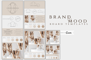 Aesthetic Brand Board Template Canva