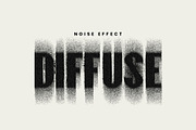 Distortion Noise Text Effect, a Layer Style Add-On by studiogstock (Thumbnail 1 of 2)