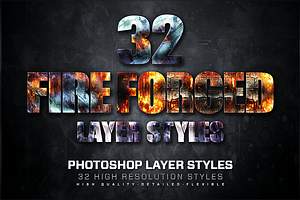 32 Fire Forged Layer Styles 3