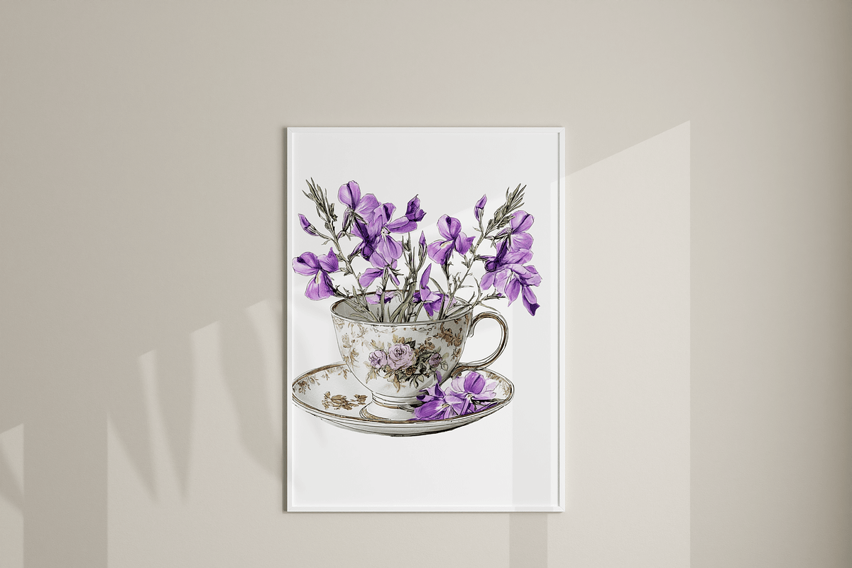 18 Fireweed in Cup Clipart, an Illustration by Pati Charm Studio (Photo 7 of 8)
