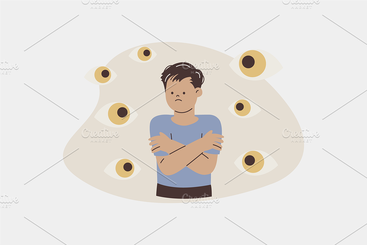 Mental Illness Illustration, an Object Graphic by Jump Studio (Photo 5 of 12)