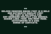 Golder Crazeng Brush, a Handwritten Font by QR Design Studio (Thumbnail 5 of 7)