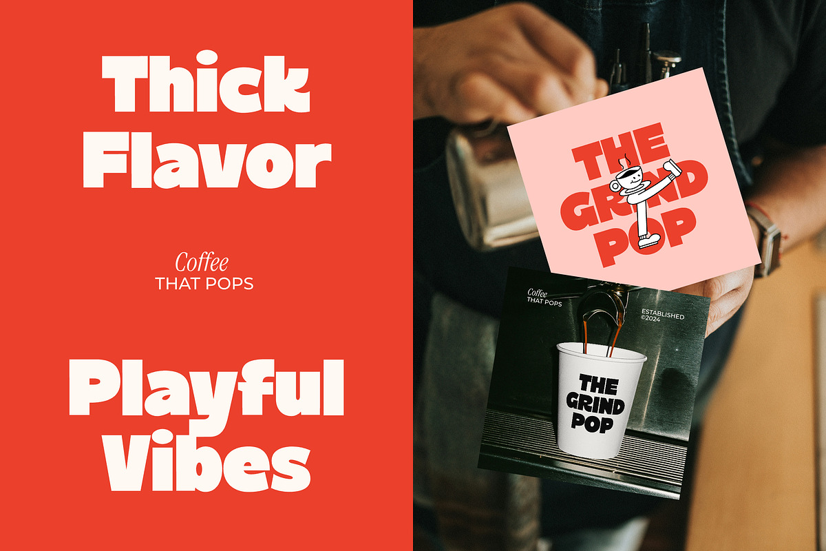 Chunk Font, a Font by Matsero (Photo 6 of 10)