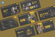 Gym Fitness Keynote, a Presentation Template by Pixslides (Thumbnail 1 of 7)