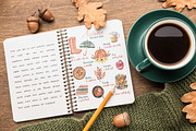 Autumn food clipart & bucket list, an Animal Illustration by Visual Animal (Thumbnail 5 of 8)