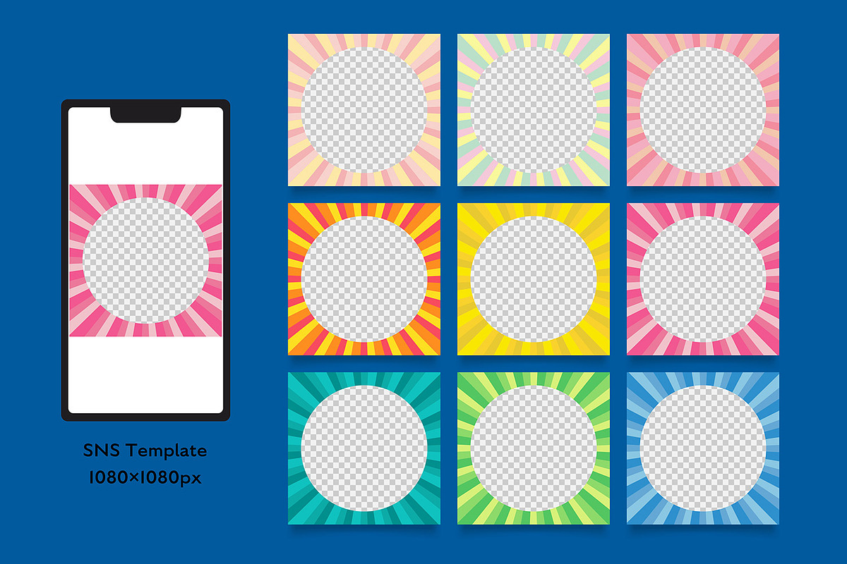 Instagram Template  9pattern, an App Template by mikenoki