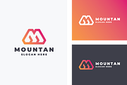 Mountan Letter M Logo, a Branding & Logo Template by Design_Planet (Thumbnail 1 of 3)