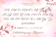 Blossom Heart - Valentine Font, a Script Font by PutraCetol Studio (Thumbnail 9 of 10)