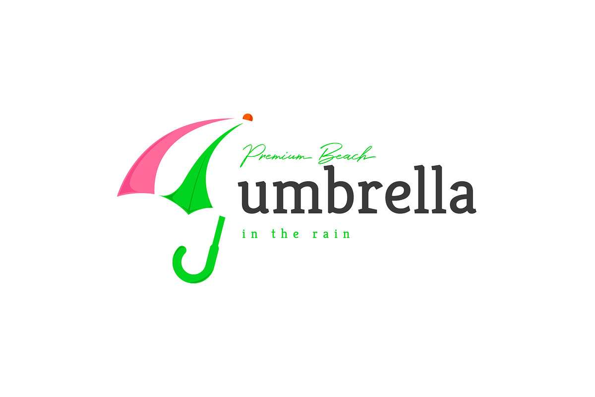 minimalist umbrella logo vector icon, a Branding & Logo Template by Pyruos ID