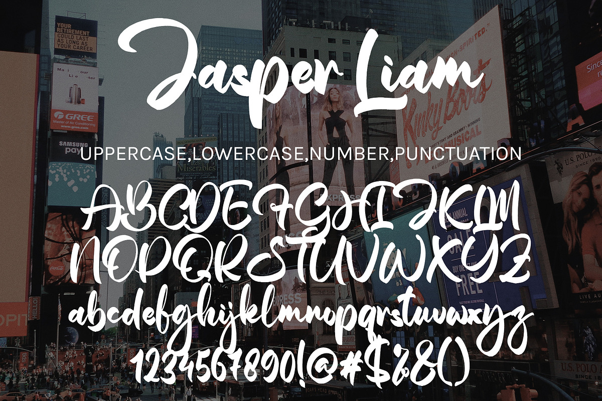 Jasper Liam, a Handwritten Font by HaKi Studio (Photo 5 of 5)