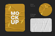 Crumpled Stickers Mockup Set, a Print Template by Graphic Bird (Thumbnail 2 of 6)