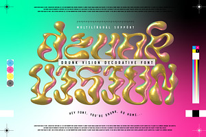 Drunk Vision - Creative Font, a Symbol Font by Gleb Guralnyk
