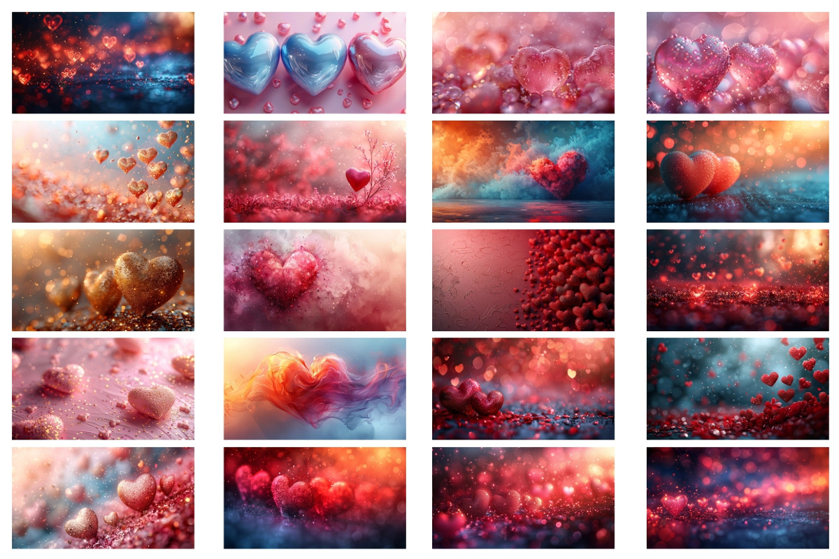 400 Valentine's Day Love backgrounds, a Background Graphic by Nocturnal Wolf (Photo 10 of 31)