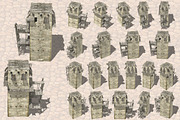 Isometric Ancient City Pack, an Object Graphic by Beatheart Creative Studio (Thumbnail 7 of 77)
