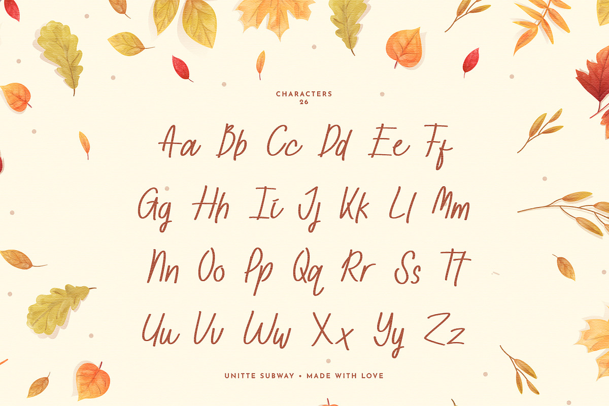 Unitte Subway Script Handwritten, a Script Font by infernostudio3 (Photo 6 of 7)