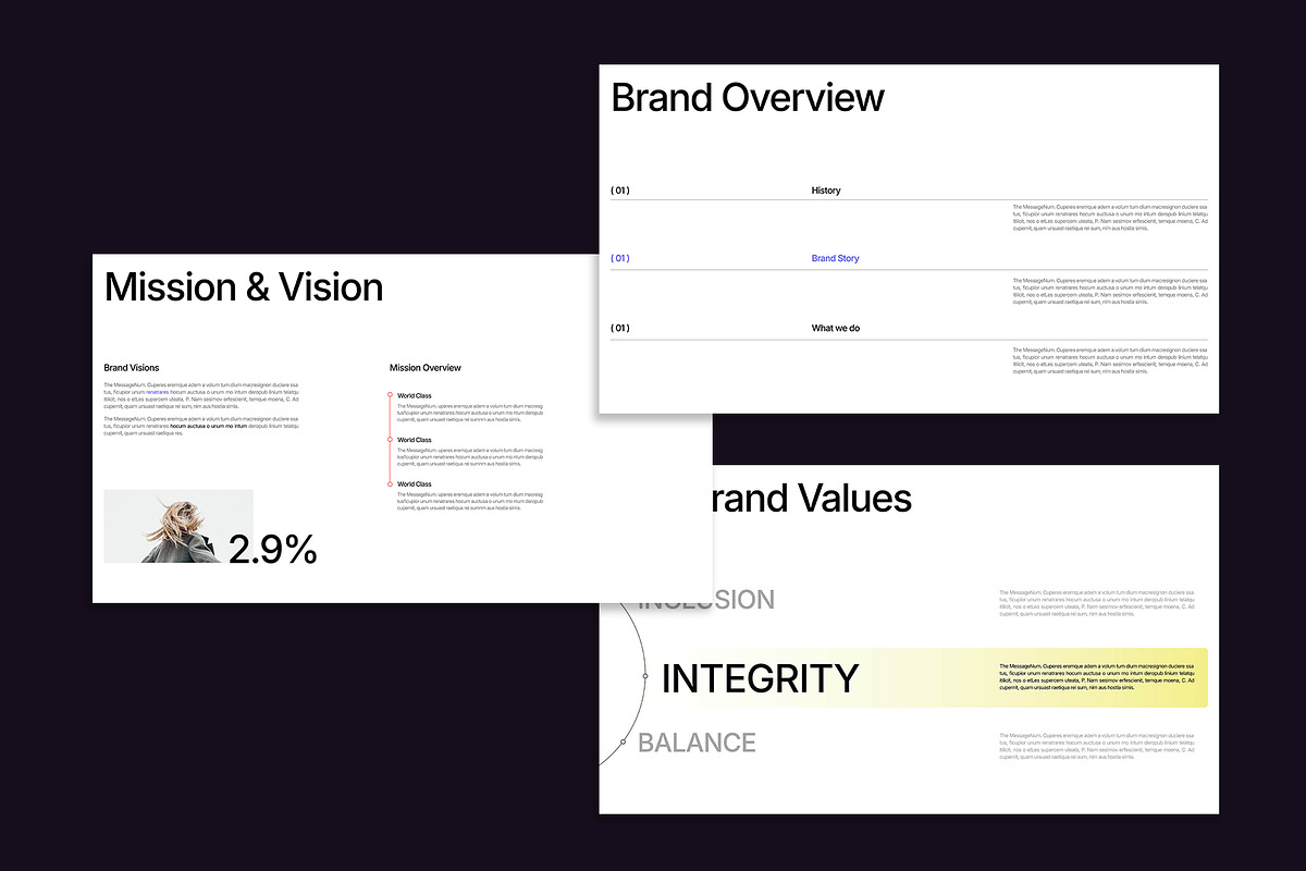 Brand Guideline Presentation Deck, a Branding & Logo Template by Devators (Photo 6 of 8)