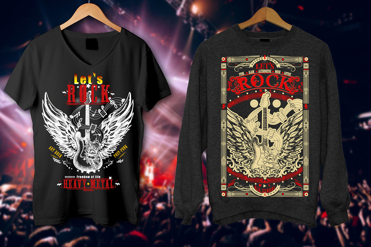 Let's Rock, a Background Graphic by intueri (Photo 4 of 14)