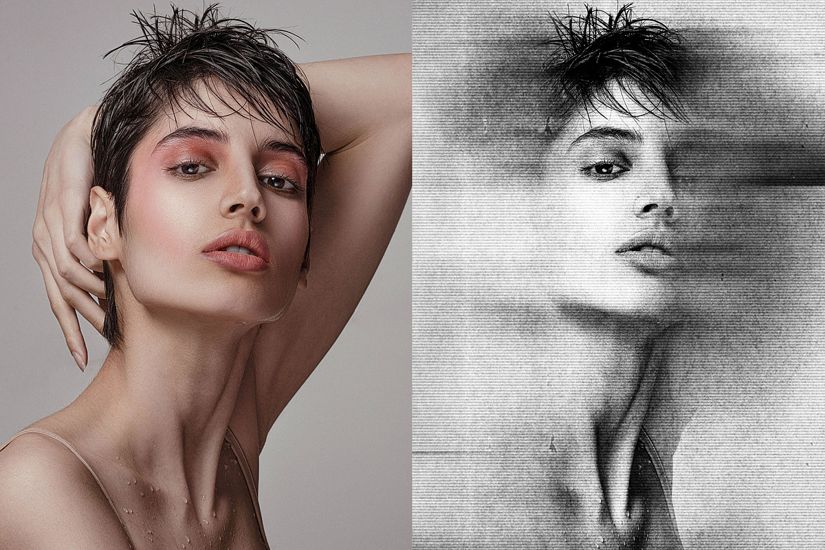 Photocopy Scan Lines Effect, an Action Add-On by liptouse (Photo 2 of 5)