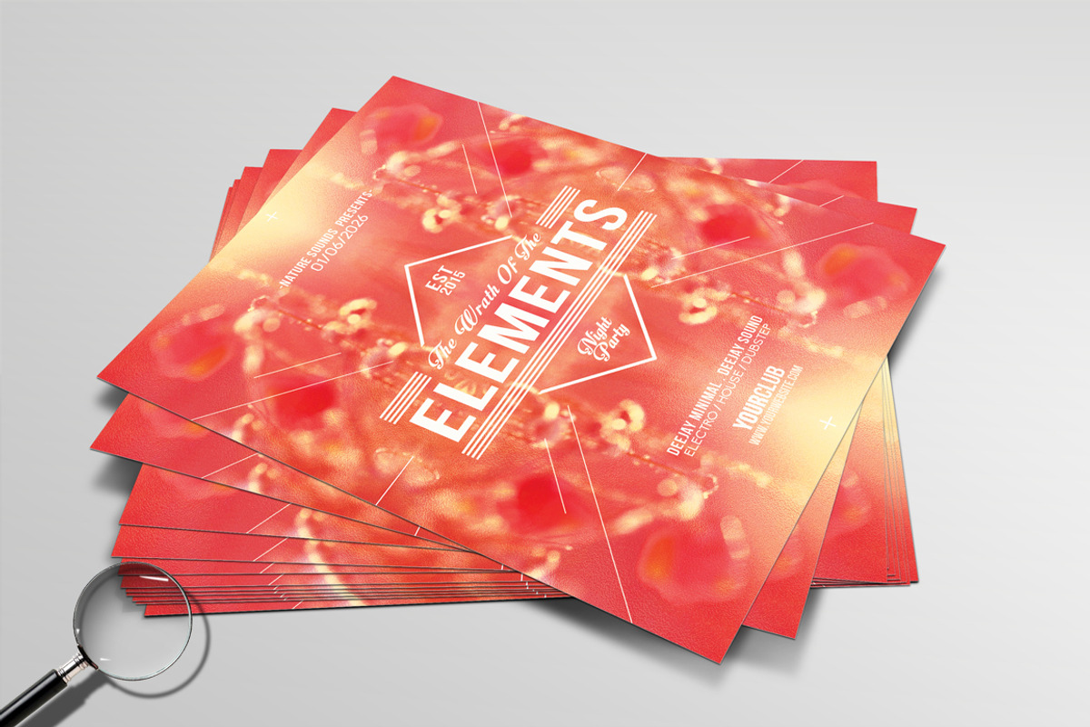 The Elements | Pure Flyer Template, a Flyer Template by GIGA-TEMPLATE