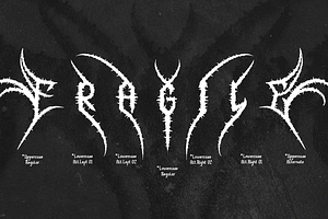 Regolax Black Metal Font