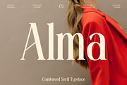 CS Alma – Condensed Font, a Serif Font by Craft Supply Co. (Thumbnail 1 of 8)