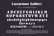 Luxurious Gallery - Retro Display, a Script Font by Arendxstudio (Thumbnail 8 of 9)