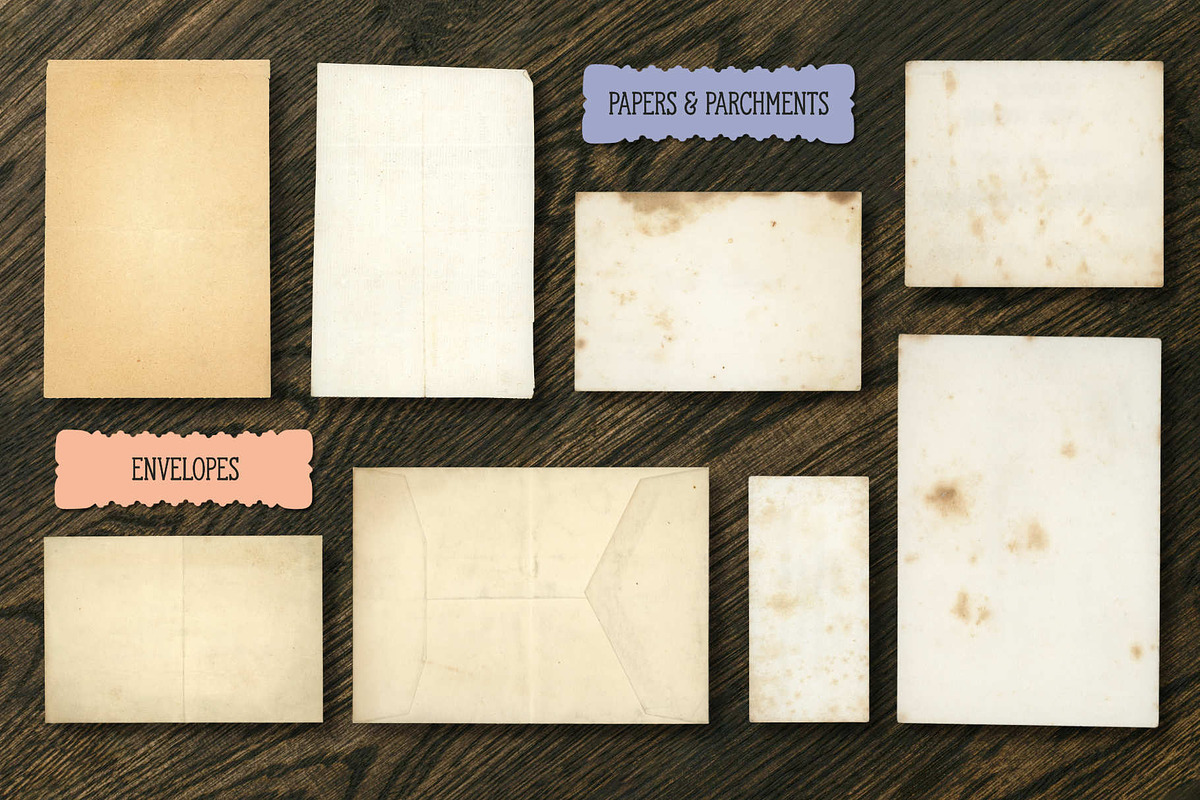 Vintage Paper Ephemera Archive, a Texture Graphic by The Artifex Forge (Photo 15 of 18)
