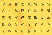 Construction Works Icons, an Outline Icon by Limitless (Thumbnail 2 of 2)